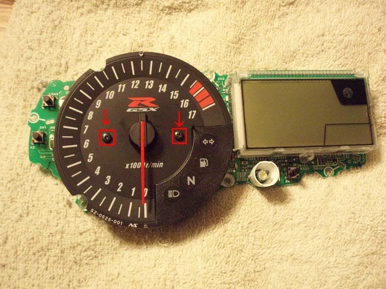 Gauge cluster color change Suzuki GSXR Motorcycle Forums